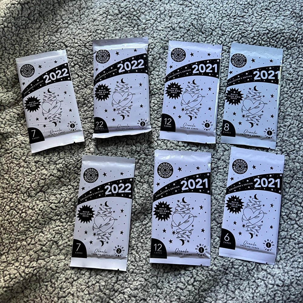 7 set of Goddess, provision, collectors Oracle trading cards
2021,2022 NWT